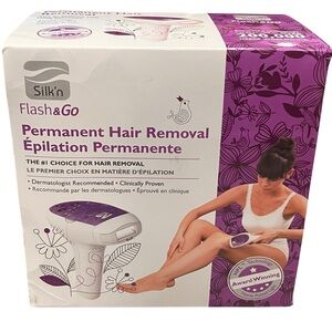 NEW Silk’n Flash & Go Permanent Hair Removal System